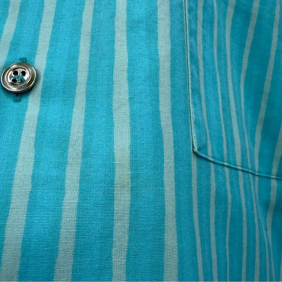 Vintage Marimekko Jokapoika 90s Striped Classic Button Down Shirt - Picture 5 of 7